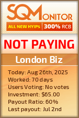 London Biz Project Status Button
