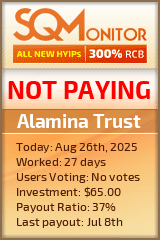 Alamina Trust Project Status Button