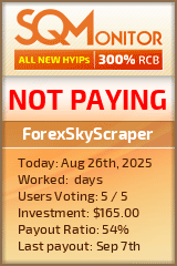 ForexSkyScraper Project Status Button