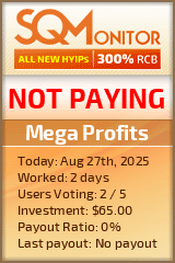Mega Profits Project Status Button