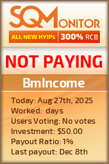 BmIncome Project Status Button