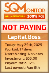 Capital Boss Project Status Button
