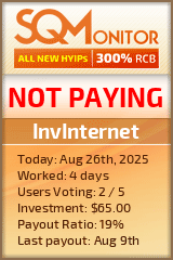 InvInternet Project Status Button
