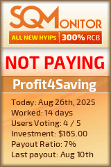 Profit4Saving Project Status Button