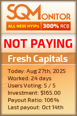 Fresh Capitals Project Status Button