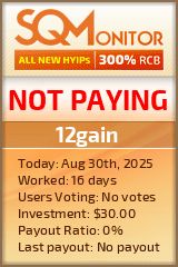 12gain Project Status Button