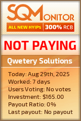 Qwetery Solutions Project Status Button