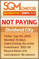 Dividend City Project Status Button
