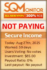 Secure Income Project Status Button