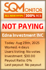Edna Investment INC Project Status Button