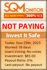 Invest It Safe Project Status Button