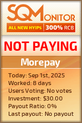 Morepay Project Status Button