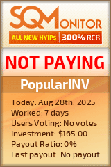 PopularINV Project Status Button
