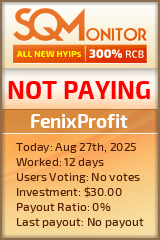 FenixProfit Project Status Button