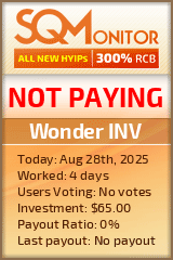 Wonder INV Project Status Button
