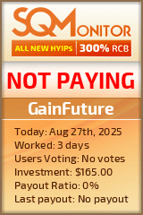 GainFuture Project Status Button
