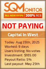 Capital In West Project Status Button