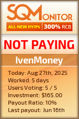 IvenMoney Project Status Button