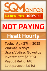 Healt Hourly Project Status Button
