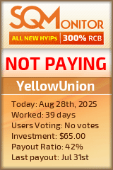 YellowUnion Project Status Button