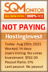 Hostinginvest Project Status Button
