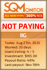 IIG Project Status Button