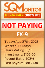FX-9 Project Status Button