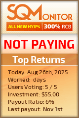Top Returns Project Status Button