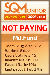 MdlFund Project Status Button