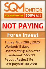 Forex Invest Project Status Button