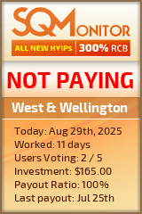 West & Wellington Project Status Button