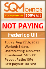 Federico Oil Project Status Button