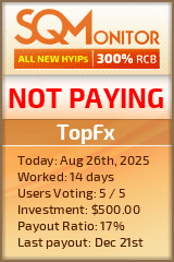 TopFx Project Status Button