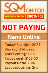 Nano Online Project Status Button
