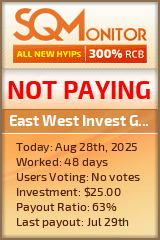 East West Invest Group Project Status Button