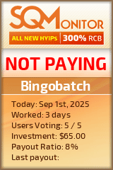 Bingobatch Project Status Button