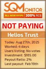 Helios Trust Project Status Button