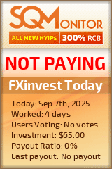 FXinvest Today Project Status Button