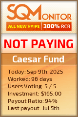 Caesar Fund Project Status Button