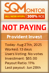 Provident Invest Project Status Button