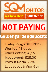 Goldengardendeposits Project Status Button