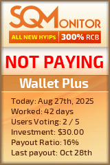 Wallet Plus Project Status Button