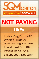 UkFx Project Status Button