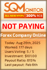 Forex Company Online Project Status Button