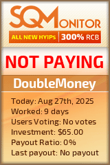 DoubleMoney Project Status Button