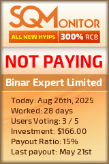 Binar Expert Limited Project Status Button