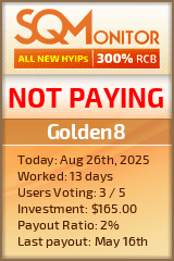 Golden8 Project Status Button