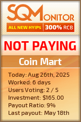 Coin Mart Project Status Button
