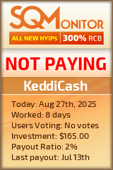 KeddiCash Project Status Button