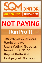 Run Profit Project Status Button